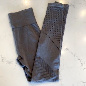 Boutique gray moto leggings